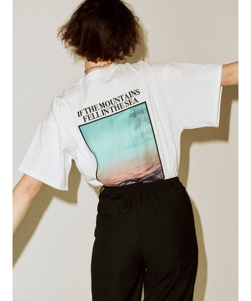 jouetie（ジュエティ）の「フォトBIG T（Tシャツ/カットソー・レディース・オフホワイト/グリーン/ブラック・MEDIUM）」の22枚目の写真