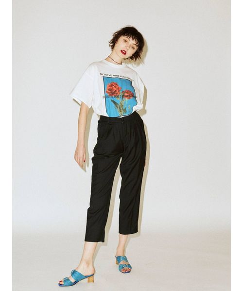 jouetie（ジュエティ）の「フォトBIG T（Tシャツ/カットソー・レディース・オフホワイト/グリーン/ブラック・MEDIUM）」の10枚目の写真