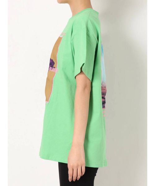 jouetie（ジュエティ）の「フォトBIG T（Tシャツ/カットソー・レディース・オフホワイト/グリーン/ブラック・MEDIUM）」の11枚目の写真