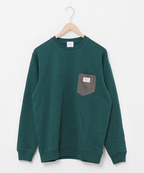 SMITH'S（スミス）の「SMITH’S(スミス)別注ポケットスウェットクルーネック20FW(一部WEB限定カラー)#（スウェット・メンズ・ブラック/その他1/その他3/オフホワイト/ケリー/その他2・X-LARGE/LARGE/SMALL/MEDIUM）」の14枚目の写真