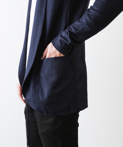 ATTACHMENT(アタッチメント)の「フランネラーナスムース ストールカーディガン(Tシャツ/カットソー・メンズ・ライトグレー/ブラック/ネイビー・3/1/2)」の21枚目の写真