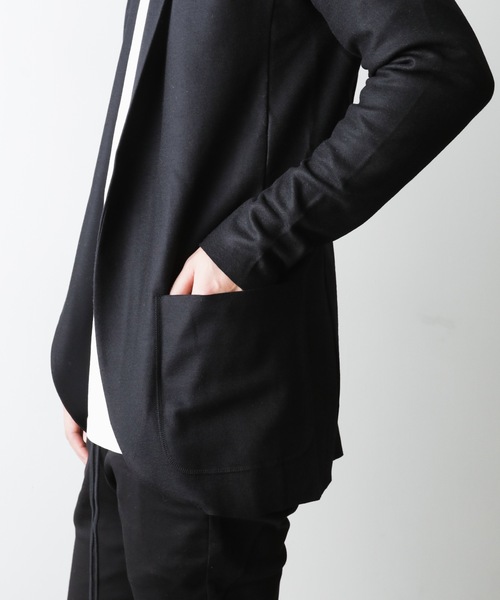 ATTACHMENT(アタッチメント)の「フランネラーナスムース ストールカーディガン(Tシャツ/カットソー・メンズ・ライトグレー/ブラック/ネイビー・3/1/2)」の14枚目の写真