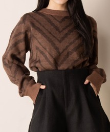 Mysa&Liina | ヘリンボン柄ニット(ニット/セーター)