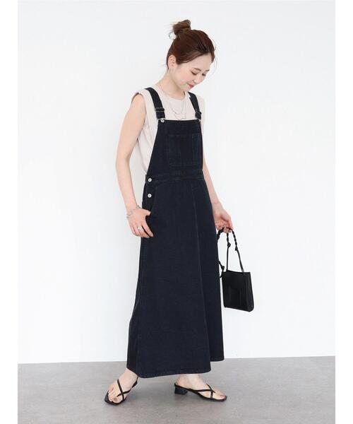 AMERI アメリ　ドレープサロペット　ジャンパースカート Ameri（アメリ）の「リングドットジャンパースカート（）」 - WEAR