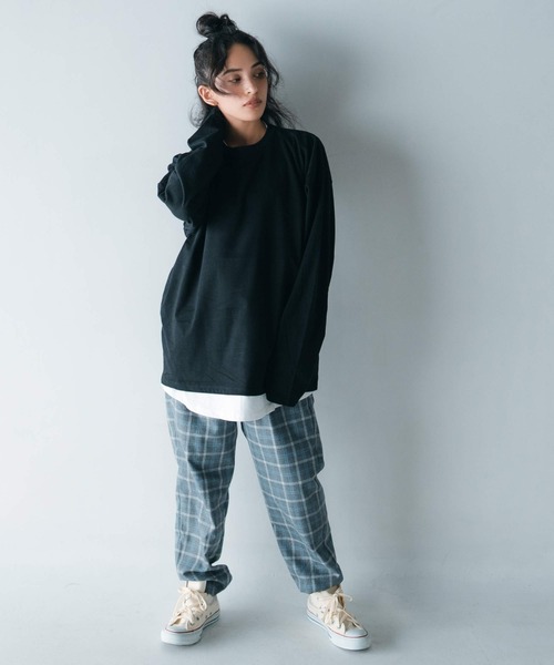 ARCADE(アーケード)の「360 サンロクマル 【アンサンブル 2枚セット】 ルーズカットソー×ノースリーブ(Tシャツ/カットソー・メンズ・ブルー/ブラック/オリーブ/ホワイト/ホワイト系その他/グレー系その他・M/L)」の10枚目の写真