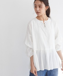 CRAFT STANDARD BOUTIQUE | ランダムタックフェミニンブラウス　＊◇(シャツ/ブラウス)