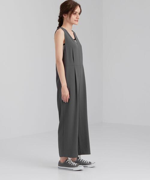 green label relaxing（グリーンレーベルリラクシング）の「FFC バッククロス サロペット オールインワン（つなぎ/オールインワン・レディース・ライム/ダークグレー/ナチュラル・38/36）」の10枚目の写真