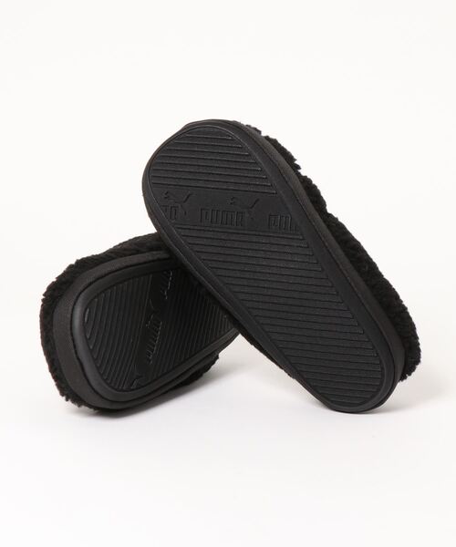 RASVOA（ラスボア）の「【PUMA／プーマ】Scuff Sherpa（サンダル・レディース・ブラック/オフホワイト・S/M/L）」の4枚目の写真