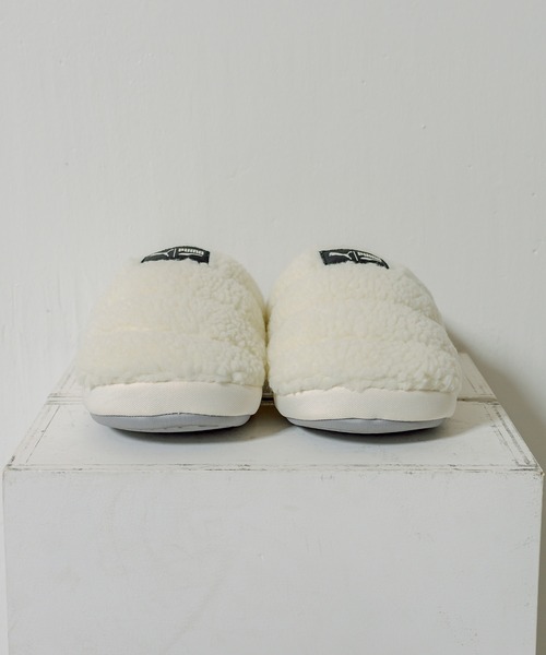 RASVOA（ラスボア）の「【PUMA／プーマ】Scuff Sherpa（サンダル・レディース・ブラック/オフホワイト・S/M/L）」の9枚目の写真