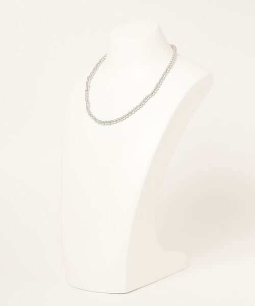 SLOBE IENA（スローブイエナ）の「SLOBE IENA 43CMシルバーパールネックレス（ネックレス・レディース・シルバー・FREE）」の3枚目の写真