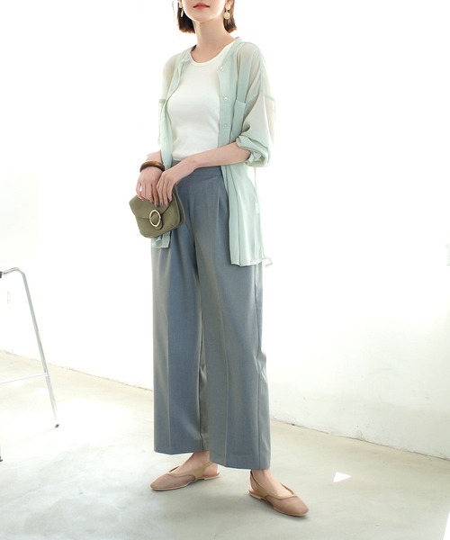 AmiAmi（アミアミ）の「スクエアトゥフィッシュネットミュール（パンプス・レディース・ホワイト/ブラック/ベージュ/ブラウン・LL/S/M/L）」の10枚目の写真