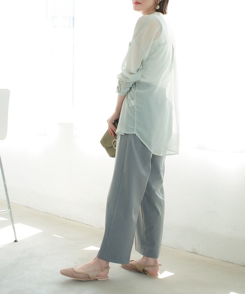 AmiAmi（アミアミ）の「スクエアトゥフィッシュネットミュール（パンプス・レディース・ホワイト/ブラック/ベージュ/ブラウン・LL/S/M/L）」の11枚目の写真