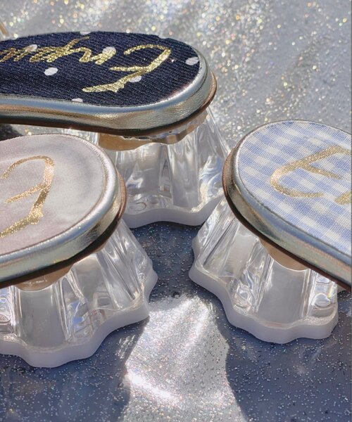 En Punto（エンプント）の「売切終了★【ラス１】クリア変形ミュール（パンプス・レディース・ダークウッド/ネイビー系6/ホワイト系9・S/M/L/LL）」の17枚目の写真