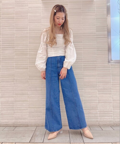 En Punto（エンプント）の「売切終了★【ラス１】クリア変形ミュール（パンプス・レディース・ダークウッド/ネイビー系6/ホワイト系9・S/M/L/LL）」の15枚目の写真