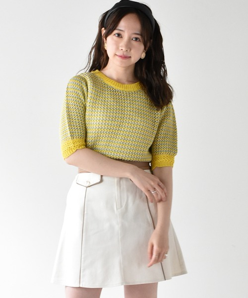 【美品】maje 半袖ニット 美品】maje 半袖ニット