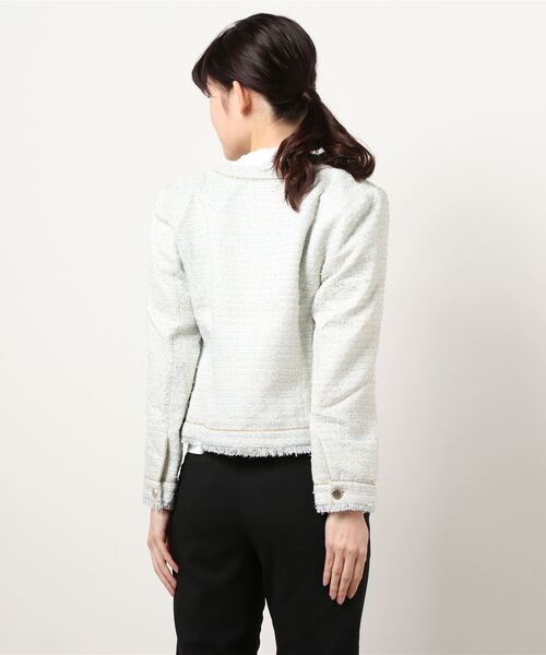 Ted Baker（テッドベーカー）の「BLOSS ブークレ ノーカラージャケット