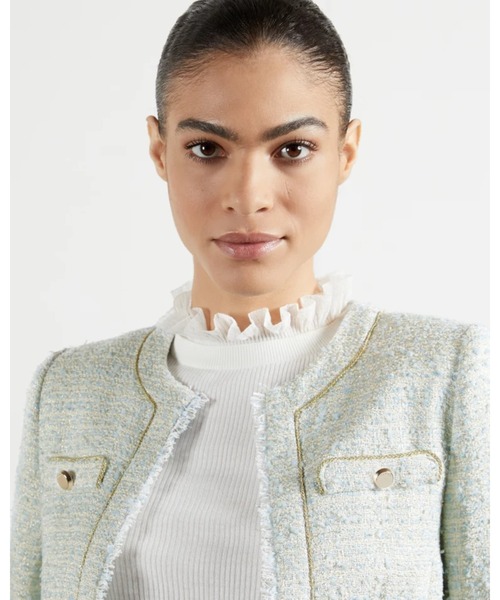 Ted Baker（テッドベーカー）の「BLOSS ブークレ ノーカラージャケット