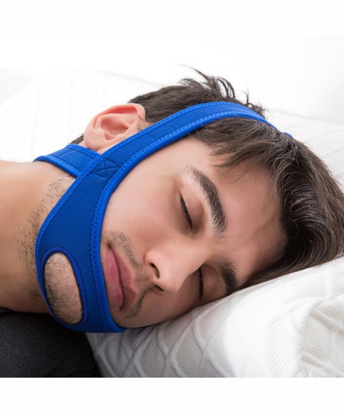 yururira（ユルリラ）の「いびき防止コルセット（その他ボディ・ヘアケア・レディース・ブラック/ブルー・FREE）」の2枚目の写真