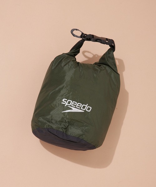 Speedo（スピード）の「speedo/ウオータープルーフ ロールトップ3Lポーチバッグ（エコバッグ/サブバッグ・レディース・ブラック/パープル/イエロー/カーキ・FREE）」の2枚目の写真