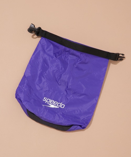 Speedo（スピード）の「speedo/ウオータープルーフ ロールトップ3Lポーチバッグ（エコバッグ/サブバッグ・レディース・ブラック/パープル/イエロー/カーキ・FREE）」の10枚目の写真