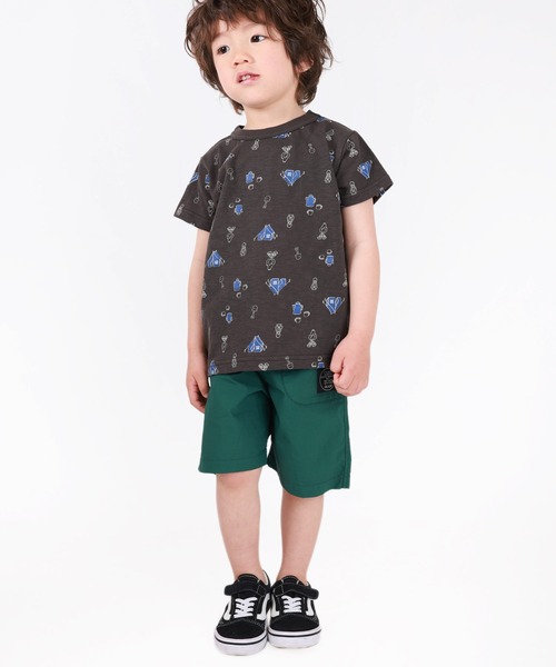 DILASH（ディラッシュ）の「ベルト付きハーフパンツ(4.5分丈)（その他パンツ・キッズ・ベージュ/グリーン・110/100/130/120/150/140/90/80）」の9枚目の写真