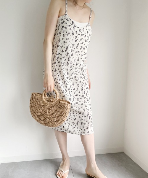 セール Alite Cloth アリーテクロス のファッション ワンピース 花柄キャミソール台形ワンピース ワンピース Alite