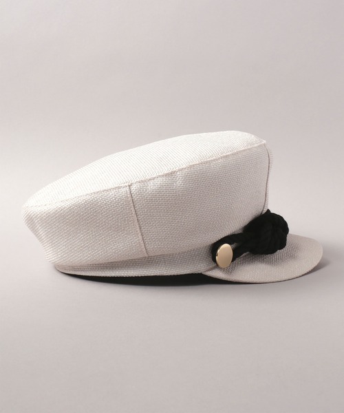 CA4LA（カシラ）の「KNOT CAS（キャスケット・レディース・カーキ/ブラック/ライトベージュ・ONESIZE）」の9枚目の写真