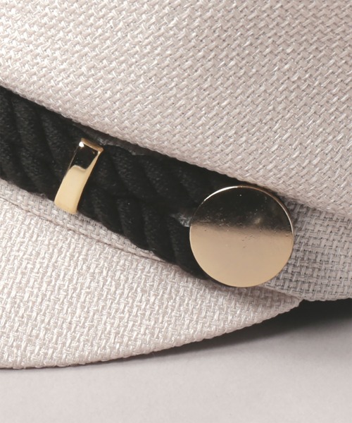 CA4LA（カシラ）の「KNOT CAS（キャスケット・レディース・カーキ/ブラック/ライトベージュ・ONESIZE）」の5枚目の写真