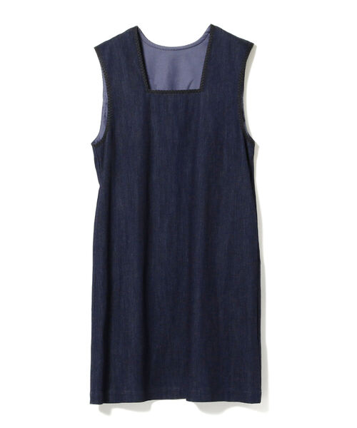 BEAMS BOY(ビームスボーイ)の「BEAMS BOY / バックトゥフロント エンブロイダリ ーエプロン(ワンピース・レディース・オリーブ/インディゴブルー・ONE SIZE)」の17枚目の写真