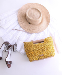 LOWELL things | Supple/２WAYラフィアショルダーバッグ(かごバッグ)