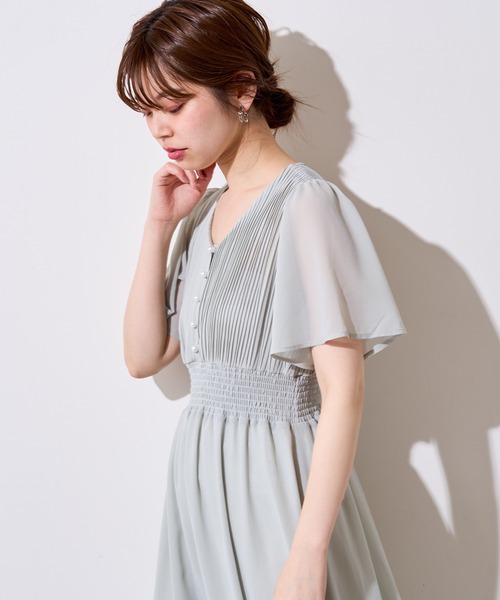 フレアスリーブお上品ワンピース ワンピース Natural Couture ナチュラルクチュール のファッション通販 Zozotown