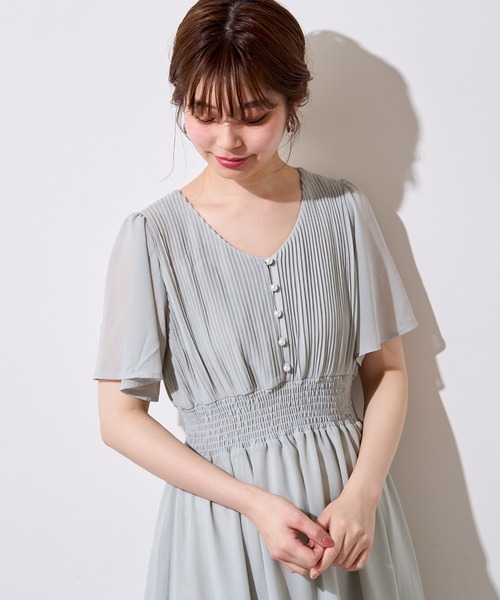 natural couture(ナチュラルクチュール)の「フレアスリーブお上品ワンピース(ワンピース・レディース・ミント/ブルー/ピンクベージュ/その他1/その他2/その他3/ボルドー・FREE)」の21枚目の写真