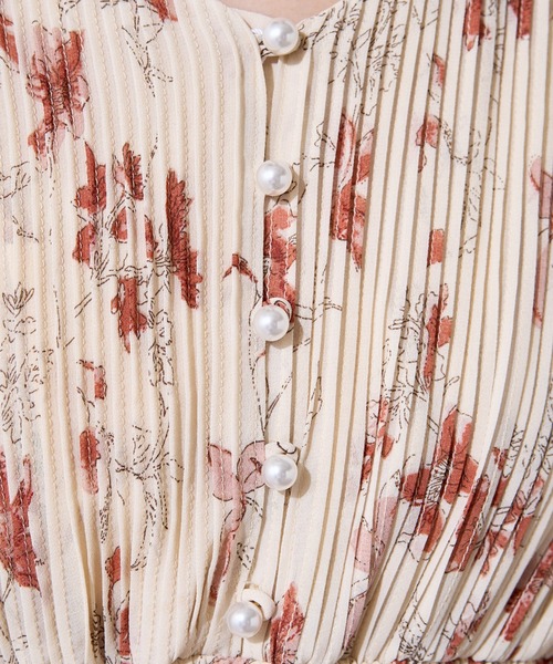 natural couture(ナチュラルクチュール)の「フレアスリーブお上品ワンピース(ワンピース・レディース・ミント/ブルー/ピンクベージュ/その他1/その他2/その他3/ボルドー・FREE)」の13枚目の写真