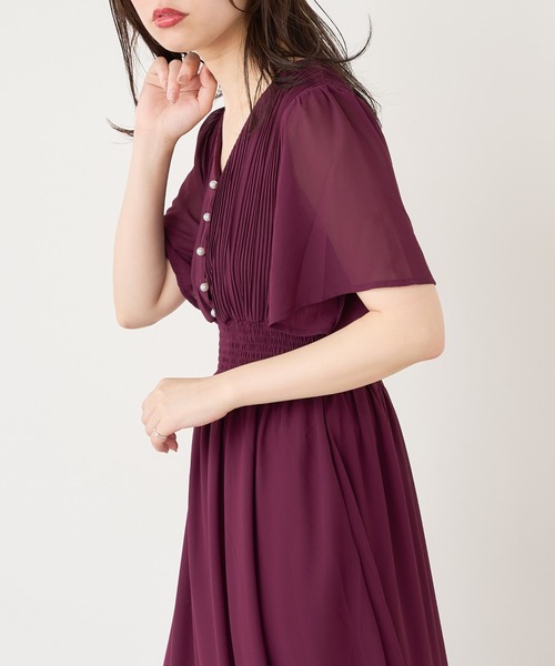 新品同様‼️ADORE チューリップスリーブ フレアワンピース チューリッププリントフレアワンピース | ANAYI/アナイ | 三越