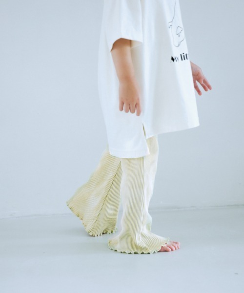 LOWRYS FARM（ローリーズファーム）の「タイダイリブフレアパンツ　954558（その他パンツ・キッズ・グリーン/ブルー/イエロー・110cm/120cm/130cm）」の2枚目の写真