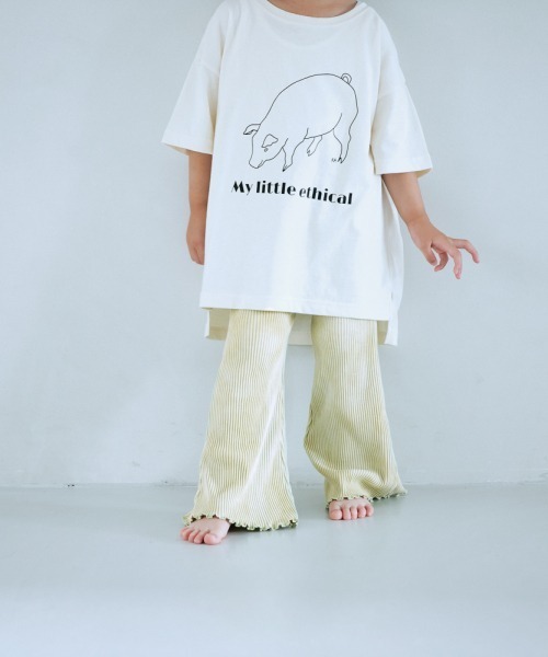 LOWRYS FARM（ローリーズファーム）の「タイダイリブフレアパンツ　954558（その他パンツ・キッズ・グリーン/ブルー/イエロー・110cm/120cm/130cm）」の10枚目の写真