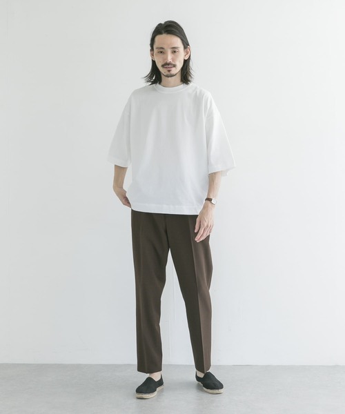 URBAN RESEARCH（アーバンリサーチ）の「ギザリラックスカラーTシャツ（Tシャツ/カットソー・メンズ・ホワイト/グレー系その他/パープル系その他/イエロー系その他・MEDIUM/LARGE）」の6枚目の写真