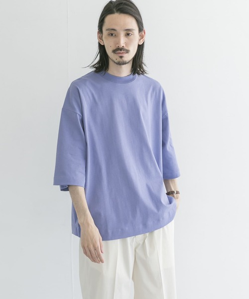 URBAN RESEARCH（アーバンリサーチ）の「ギザリラックスカラーTシャツ（Tシャツ/カットソー・メンズ・ホワイト/グレー系その他/パープル系その他/イエロー系その他・MEDIUM/LARGE）」の11枚目の写真