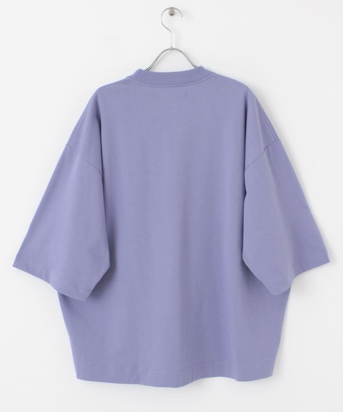 URBAN RESEARCH（アーバンリサーチ）の「ギザリラックスカラーTシャツ（Tシャツ/カットソー・メンズ・ホワイト/グレー系その他/パープル系その他/イエロー系その他・MEDIUM/LARGE）」の21枚目の写真