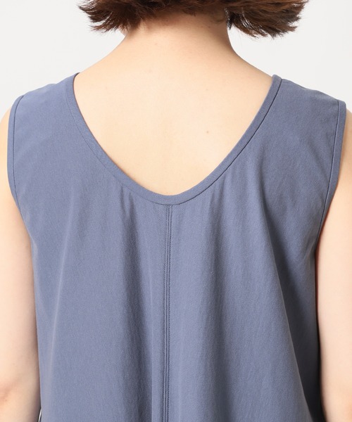 SLOBE IENA(スローブイエナ)の「ドライカットノースリーブフレアワンピース【手洗い可能】◆(ワンピース・レディース・ブラック/ブルー・FREE)」の11枚目の写真