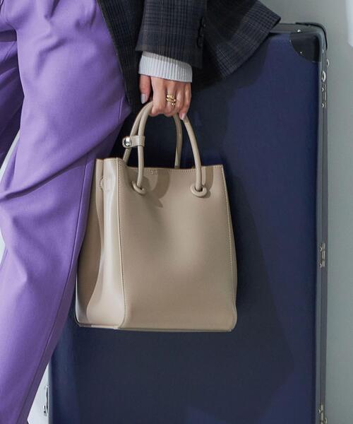 green label relaxing（グリーンレーベルリラクシング）の「MINI SHOPPING 2WAY バッグ（ショルダーバッグ・レディース・ブラック/ベージュ/オリーブ/ナチュラル/オレンジ系その他/クリーム/ケリー・FREE）」の3枚目の写真