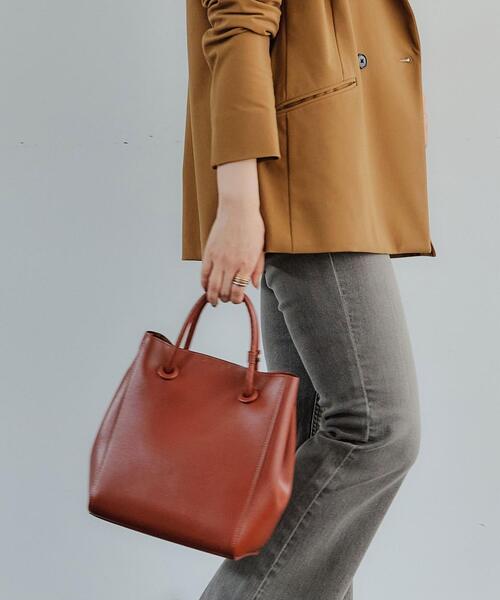 green label relaxing（グリーンレーベルリラクシング）の「MINI SHOPPING 2WAY バッグ（ショルダーバッグ・レディース・ブラック/ベージュ/オリーブ/ナチュラル/オレンジ系その他/クリーム/ケリー・FREE）」の22枚目の写真