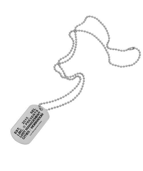 LMCの「【LMC】WORKROOM DOG TAG REMADE BY LMC / エルエムシー 2021 ワークルーム ロゴ ドッグタグ（ネックレス・メンズ・シルバー・FREE）」の2枚目の写真