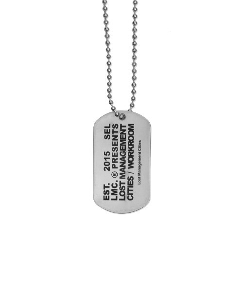 LMCの「【LMC】WORKROOM DOG TAG REMADE BY LMC / エルエムシー 2021 ワークルーム ロゴ ドッグタグ（ネックレス・メンズ・シルバー・FREE）」の6枚目の写真