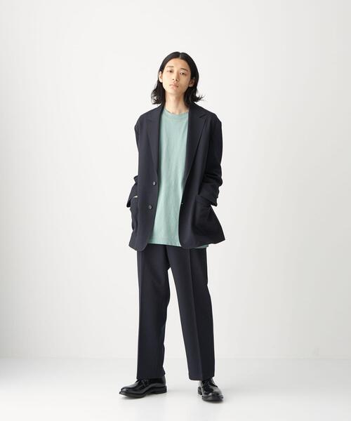 LOS ANGELES APPAREL（ロサンゼルスアパレル）の「【別注】＜LOS ANGELES APPAREL×CITEN＞カスタムテーパード Tシャツ（Tシャツ/カットソー・メンズ・ベージュ/オフホワイト/ライム・L/XL）」の11枚目の写真