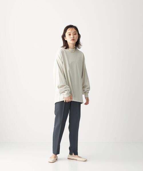 LOS ANGELES APPAREL（ロサンゼルスアパレル）の「【別注】＜LOS ANGELES APPAREL×CITEN＞カスタムテーパード Tシャツ（Tシャツ/カットソー・メンズ・ベージュ/オフホワイト/ライム・L/XL）」の18枚目の写真