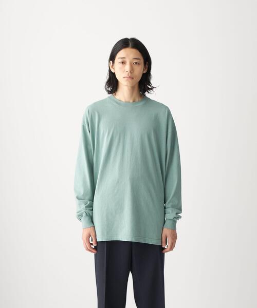 LOS ANGELES APPAREL（ロサンゼルスアパレル）の「【別注】＜LOS ANGELES APPAREL×CITEN＞カスタムテーパード Tシャツ（Tシャツ/カットソー・メンズ・ベージュ/オフホワイト/ライム・L/XL）」の19枚目の写真