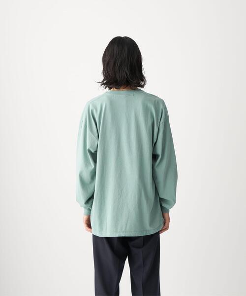 LOS ANGELES APPAREL（ロサンゼルスアパレル）の「【別注】＜LOS ANGELES APPAREL×CITEN＞カスタムテーパード Tシャツ（Tシャツ/カットソー・メンズ・ベージュ/オフホワイト/ライム・L/XL）」の21枚目の写真