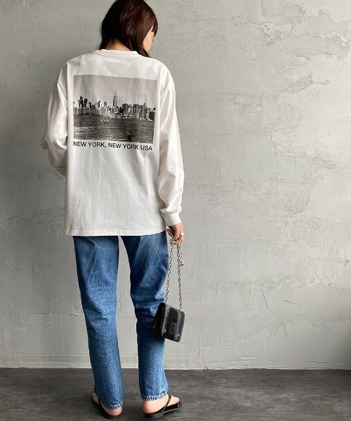 manhattan potage ロンt 白黒　2枚 Manhattan Portage (マンハッタンポーテージ) ロングスリーブ
