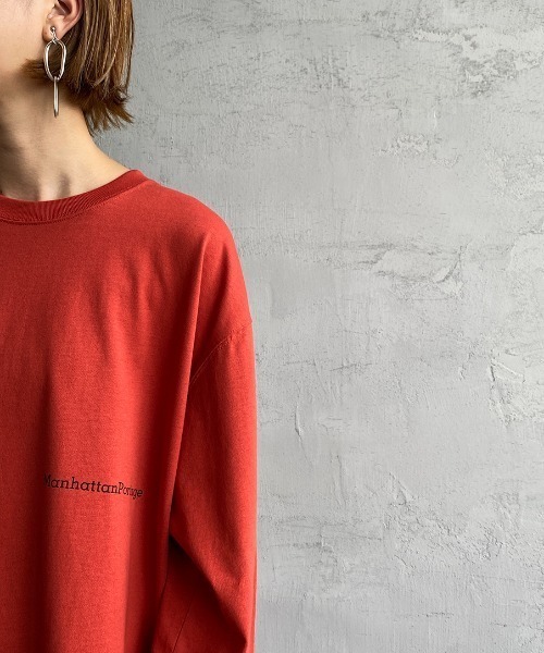 Manhattan Portage（マンハッタンポーテージ）の「[MANHATTAN PORTAGE/マンハッタンポーテージ] 別注 バックフォトプリントロンＴ（Tシャツ/カットソー・レディース・ホワイト/テラコッタ/ブラック・S/M/L/XL）」の14枚目の写真